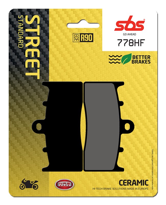 SBS brake pads KH613 street standart ceramic colour black BMW K1200/1300/1600, R850/1100/1150/1200 front (778HF)